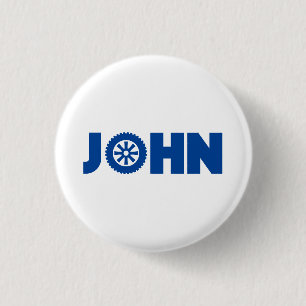 Badge Rond 2,50 Cm John Petrol Head
