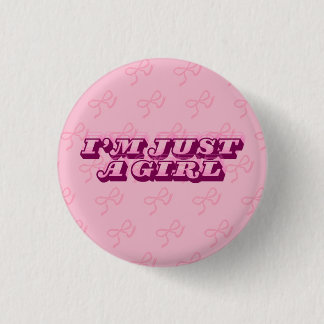 Badge Rond 2,50 Cm joli bouton féminin