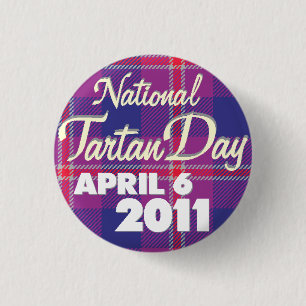 Badge Rond 2,50 Cm Jour 2011 de tartan : Mini