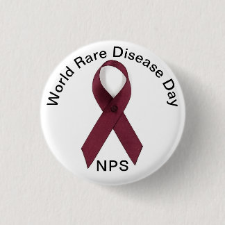 Badge Rond 2,50 Cm Journée mondiale des maladies rares, NPS