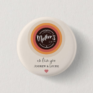 Badge Rond 2,50 Cm Joyeuse fête des mères