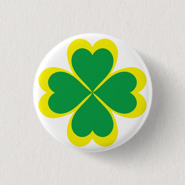 Badge Rond 2,50 Cm Joyeuse Saint-Patrick! (Devant)