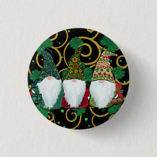 Badge Rond 2,50 Cm Joyeuse St. Patrick GNOMES    