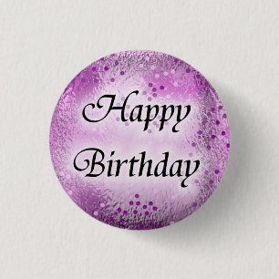 Badge Rond 2,50 Cm Joyeux anniversaire