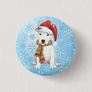 Badge Rond 2,50 Cm Joyeux Howliday Dogo