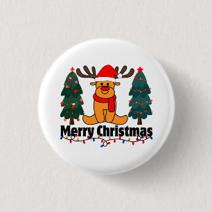 Badge Rond 2,50 Cm Joyeux Noël