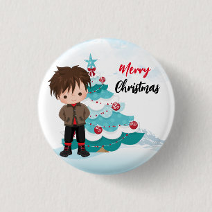 Badge Rond 2,50 Cm Joyeux Noël