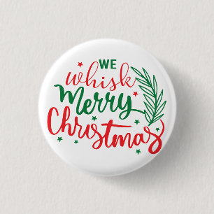 Badge Rond 2,50 Cm Joyeux Noël