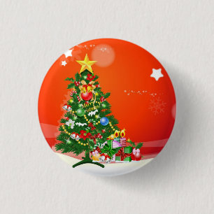 Badge Rond 2,50 Cm Joyeux Noël