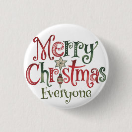 Badge Rond 2,50 Cm Joyeux Noël à tous