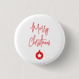 Badge Rond 2,50 Cm Joyeux Noël Famille Message Nouvel An