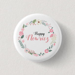 Badge Rond 2,50 Cm Joyeux Nowruz Perse, l'an prochain