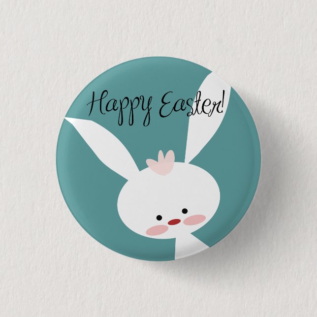 Badge Rond 2,50 Cm Joyeux Pâques (Devant)
