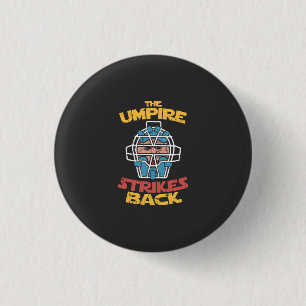 Badge Rond 2,50 Cm Juge de baseball