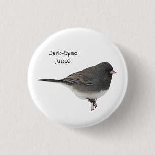Badge Rond 2,50 Cm Junco à l'oeil foncé