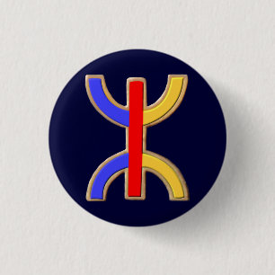 Badge Rond 2,50 Cm kabyle d'insigne
