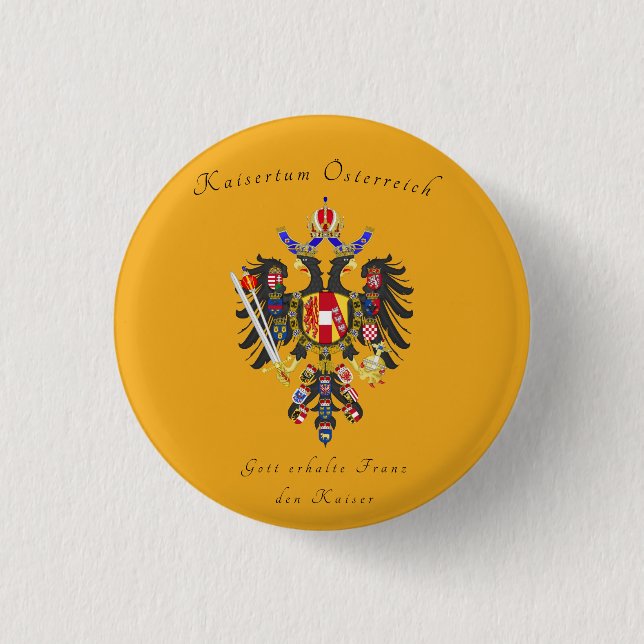 Badge Rond 2,50 Cm Kaiserthum Oesterreich (Devant)