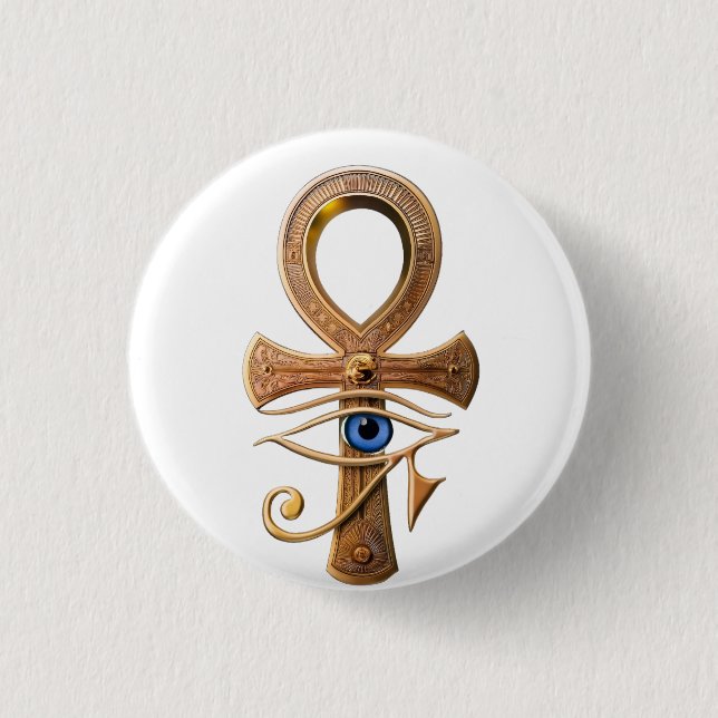 Badge Rond 2,50 Cm kaliraarts design key to life (Devant)