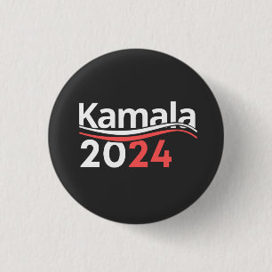 Badge Rond 2,50 Cm kamala 2024, vice-présidente kamala harris pour le