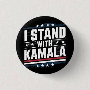 Badge Rond 2,50 Cm Kamala Harris