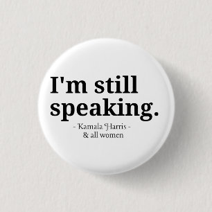 Badge Rond 2,50 Cm Kamala pour le Président 2024, droits des femmes