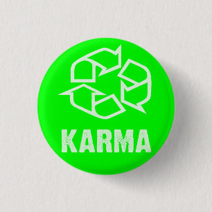 Badge Rond 2,50 Cm karma réutilisé