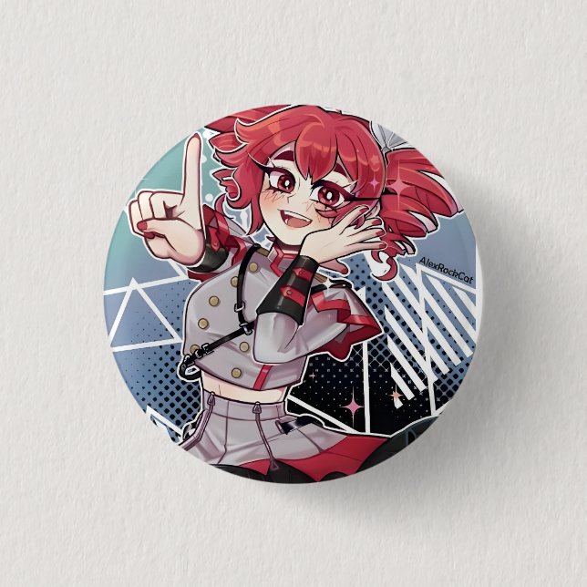 Badge Rond 2,50 Cm Kasane teto (Devant)