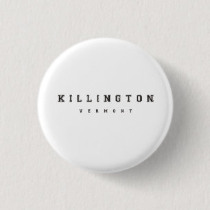 Badge Rond 2,50 Cm Killington Vermont