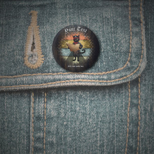 Badge Rond 2,50 Cm Kitty Buccaneer's Sunset Quest