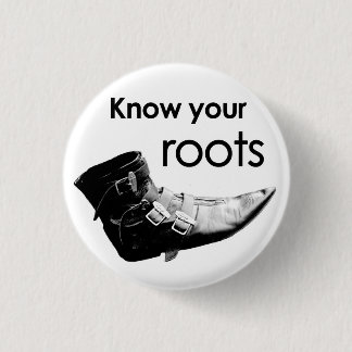 Badge Rond 2,50 Cm Know your roots