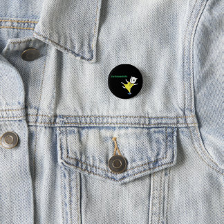 Badge Rond 2,50 Cm Kung Fu Cat botton