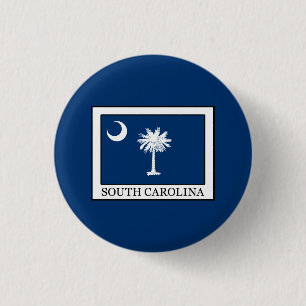 Badge Rond 2,50 Cm La Caroline du Sud