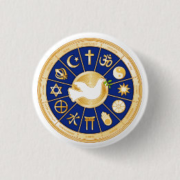 Badge Rond 2,50 Cm La colombe de la paix