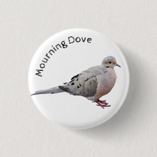 Badge Rond 2,50 Cm La colombe en deuil