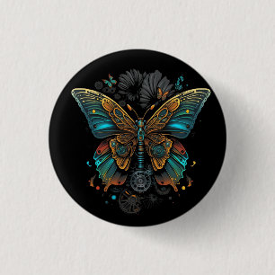 Badge Rond 2,50 Cm la conception papillon