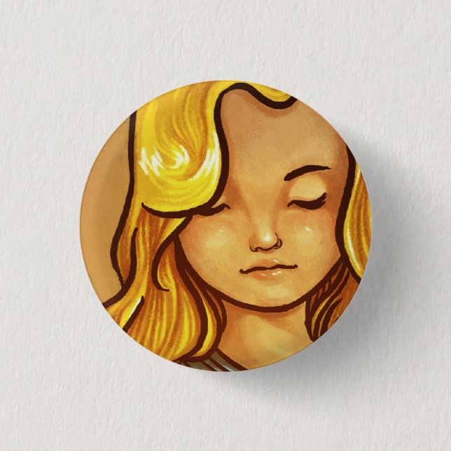 Badge Rond 2,50 Cm La fabbricante di pennuti (Devant)