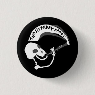 BADGE ROND 2,50 CM LA FÊTE D'ANNIVERSAIRE