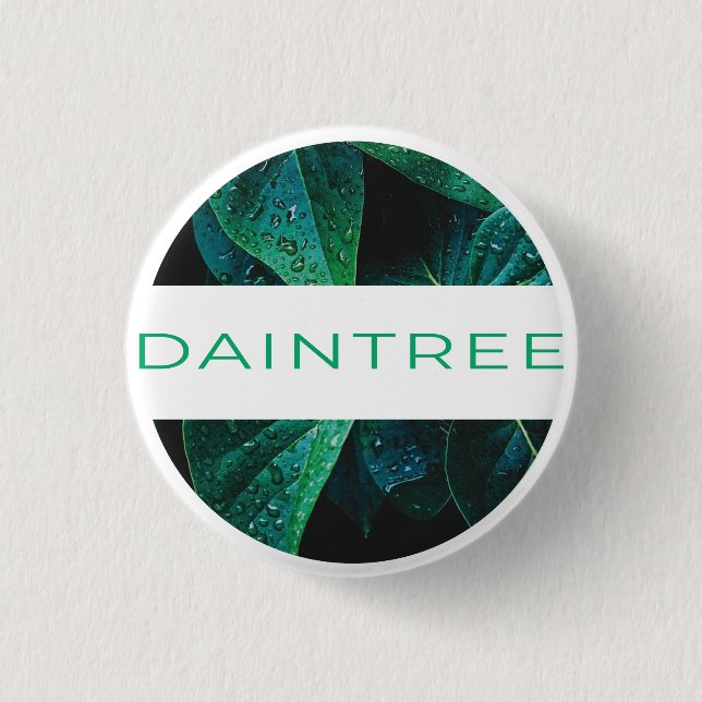 Badge Rond 2,50 Cm La forêt tropicale de Daintree (Devant)