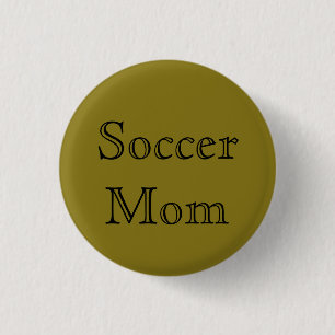Badge Rond 2,50 Cm La maman noire orpheline du football, se réfère 