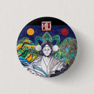 Badge Rond 2,50 Cm la MU se boutonnent