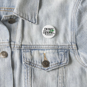 Badge Rond 2,50 Cm La paix est un choix