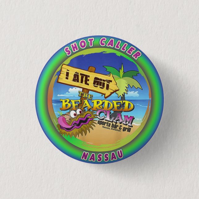 Badge Rond 2,50 Cm La palourde hérissée (Devant)