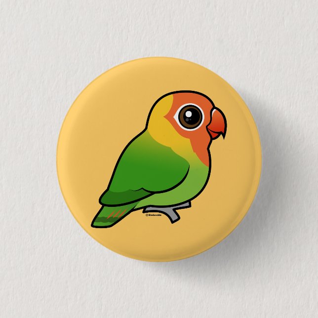 Badge Rond 2,50 Cm La perruche de Lilian (Devant)