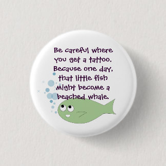 Badge Rond 2,50 Cm La petite analogie de poissons