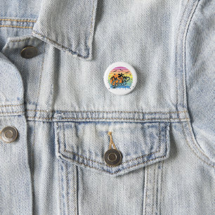 Badge Rond 2,50 Cm La plage, été 2023