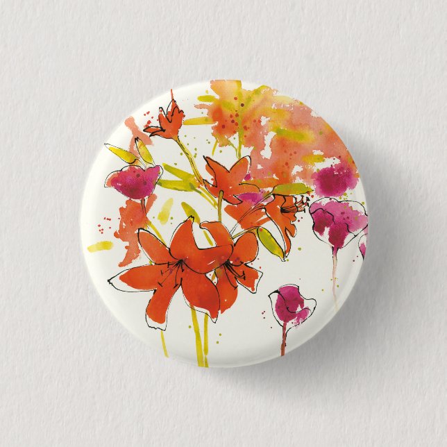 Badge Rond 2,50 Cm La prune de Patty (Devant)