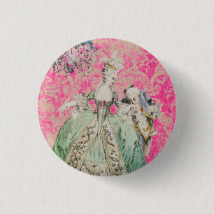 Badge Rond 2,50 Cm La reine Marie Antoinette