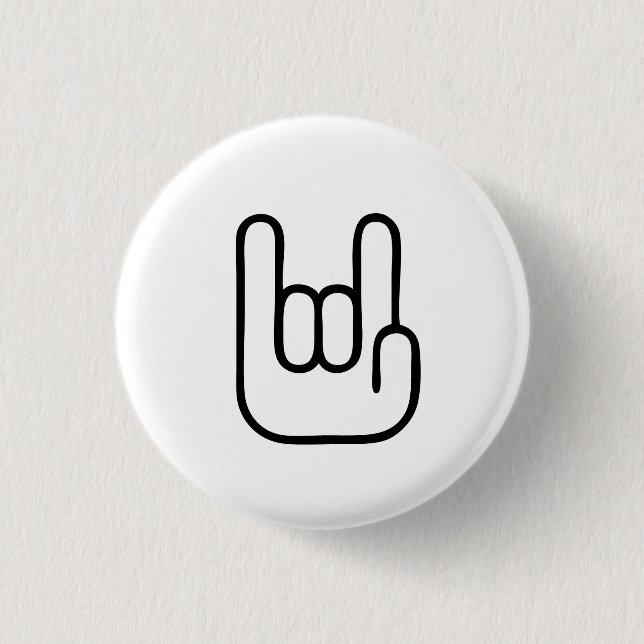 Badge Rond 2,50 Cm La roche remet le bouton (Devant)