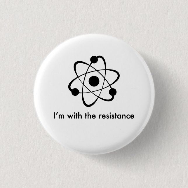 Badge Rond 2,50 Cm La Science est vraie (Devant)