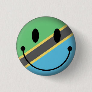 Badge Rond 2,50 Cm La Tanzanie